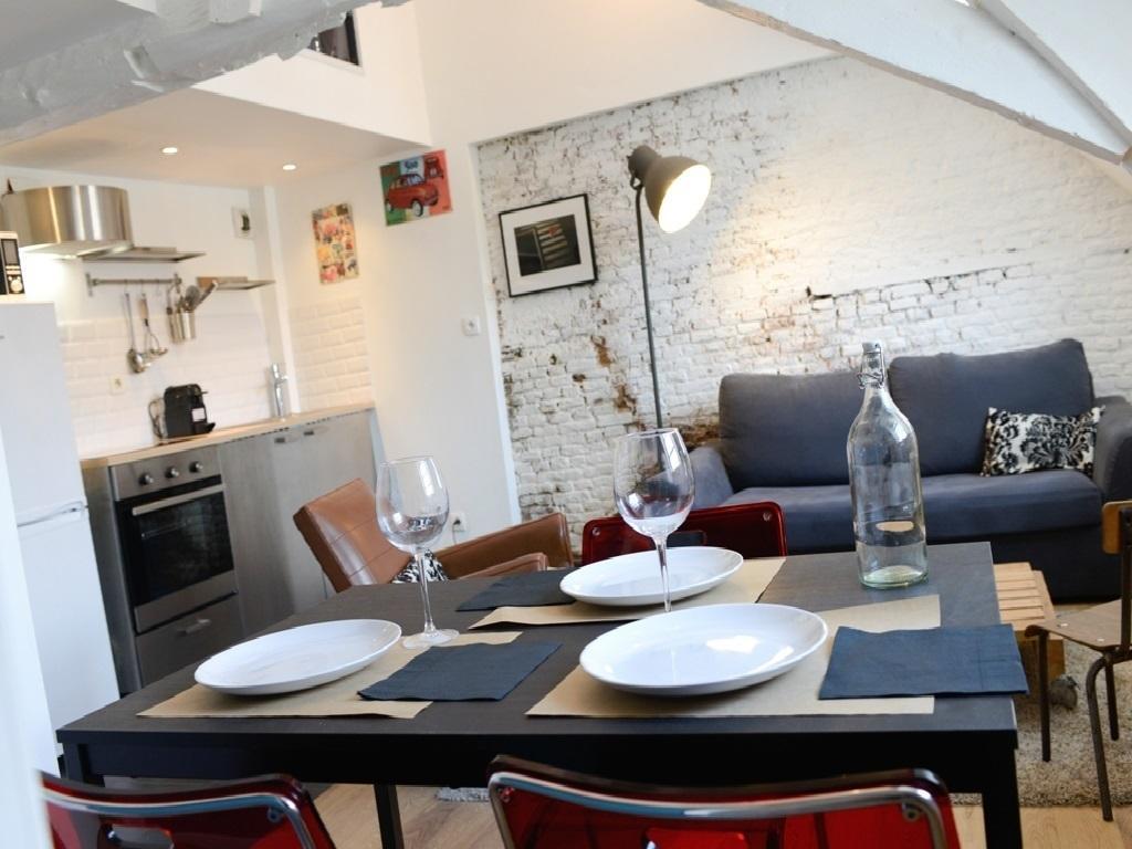 Souvenirs Vieux Lille Apartment 2 Chambres 24H24H Access Phòng bức ảnh